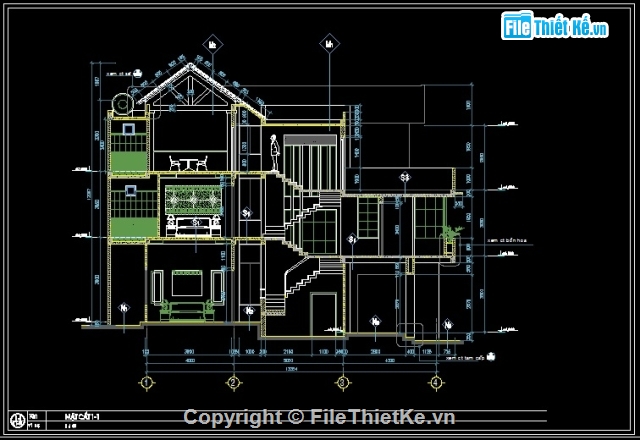 bản vẽ biệt thự hiện đại 3 tầng kích thước 8.1x16m,biệt thự hiện đại 3 tầng KT8.1x16 full kiến trúc,bản vẽ biệt thự hiện đại kích thước 8.1x16m,Biệt thự 3 tầng 8.1x16m